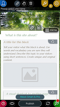ஆண்ட்ராய்டு டேப்லெட்டுகள் மற்றும் தொலைபேசிகளில் வலைத்தளங்களை உருவாக்குவதற்கான முழுமையான செயல்பாட்டு பயன்பாடு.
