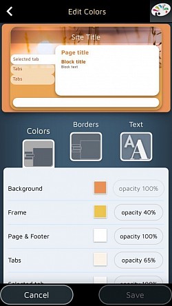 உங்கள் வலைத்தளத்தில் பயன்படுத்தப்படும் வண்ணங்களை நீங்கள் சிறப்பாகக் கட்டுப்படுத்தலாம்.