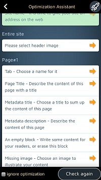 SimDif-க்கு தனித்துவமானது, நீங்கள் உகப்பாக்க உதவியாளரை செயல்படுத்தலாம்.